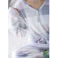 Square waffle polar fleece pajama set