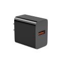 QC3.0 18W USB Wall Charger Black для мобильного телефона