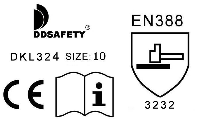 Latex Coated Labor Safety Products Work Gloves Ce 3232