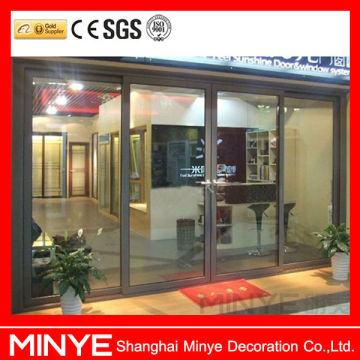 2014 hot sale office glass doors/aluminum office glass doors/cheap aluminum office glass sliding doors