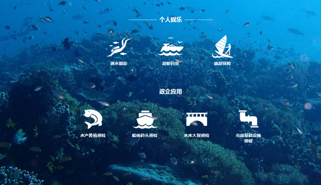 Underwater Drone GLADIUS MINI The world's first five-wheel drive miniature underwater submarine UAV submersible
