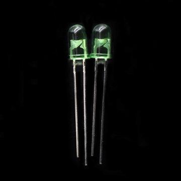 Ultra Bright 5mm Green LED 530nm 45-Degree Epistar