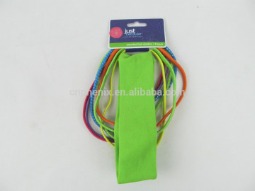 2015 hot sale 8pcs hair elastics set
