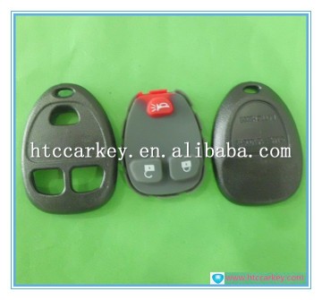 car remote key 2+1 button for GMC key shell