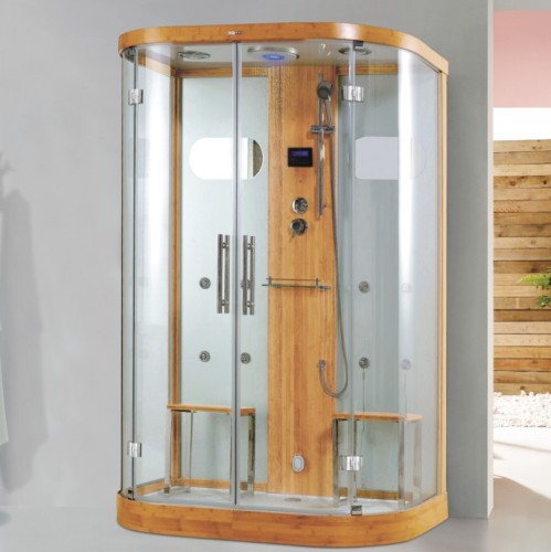 Bamboo Steam Room, Two Person Shower Cabin, Couple Steam Room