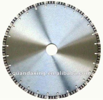 Laser welded turbo segment diamond concrete blade