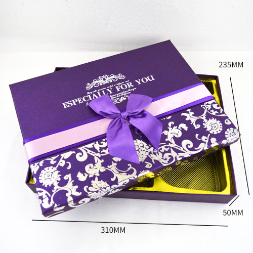 48 Boîte à vide de luxe d&#39;emballage de chocolate avec plateau en plastique