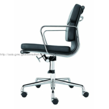 Eames aluminium leather office chair soft pad with swivel function