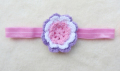 Bayi Crochet Flower Hairband kanak-kanak tangan dikait Beanie