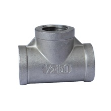 Screwed Equal Tee Stainless Steel 304 or 316 Female Tee