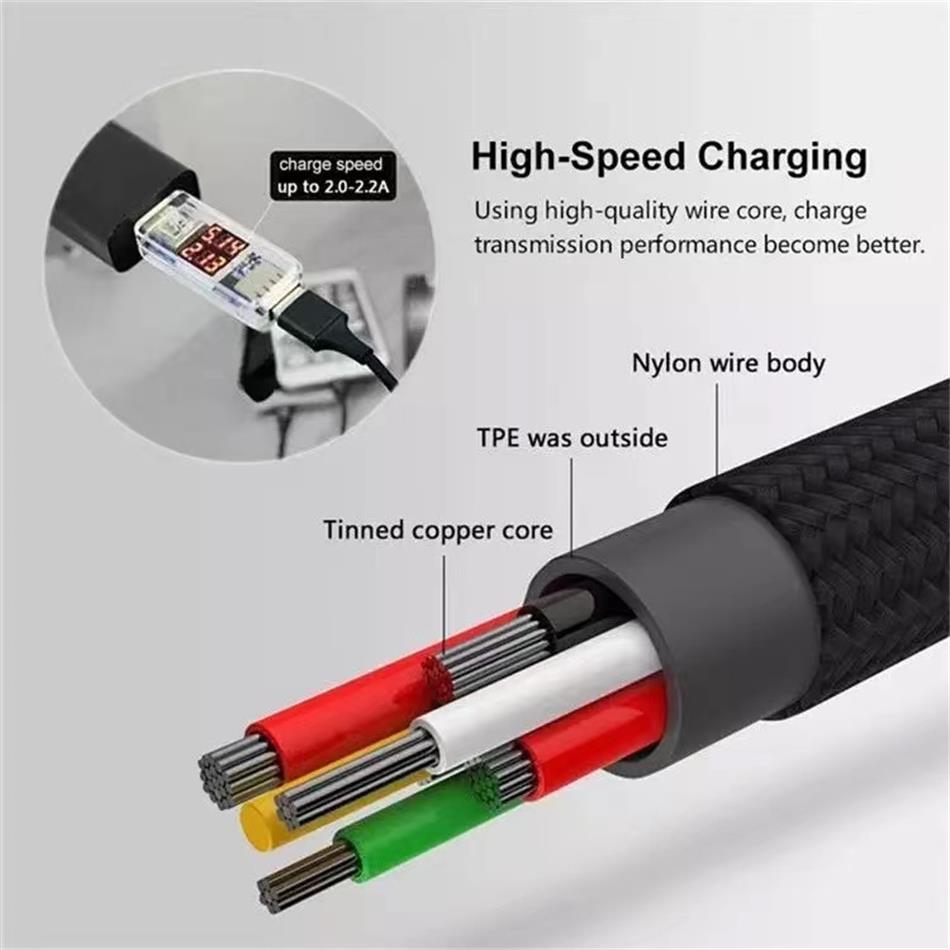 3 in 1 usb charging cable 