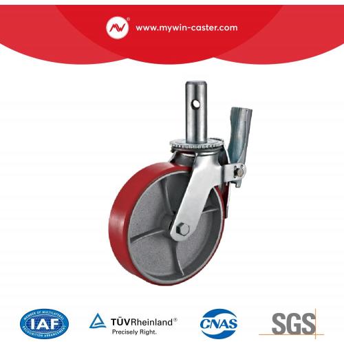 America Style Total Lock Staffolding Caster (PU Wheel & Iron Core)