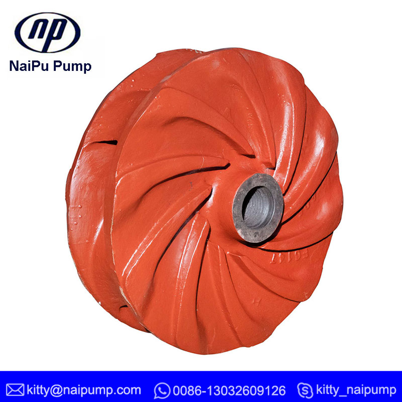 F6147R Rubber Impeller for 8/6F Coal Mining Pump