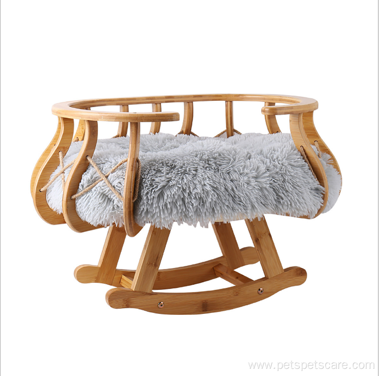 rocking table wooden swing cat hammock cat bed