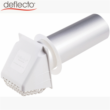 HVAC  System Vent Plastic PP Vent Hood Aluminum Wall Pipe 4 inch Vent Kit