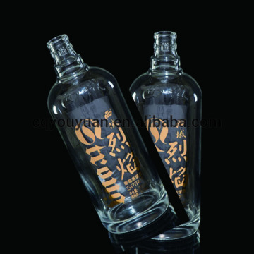 750ML Empty Liquor Bottles Sale Long Round Bottle For Liquor