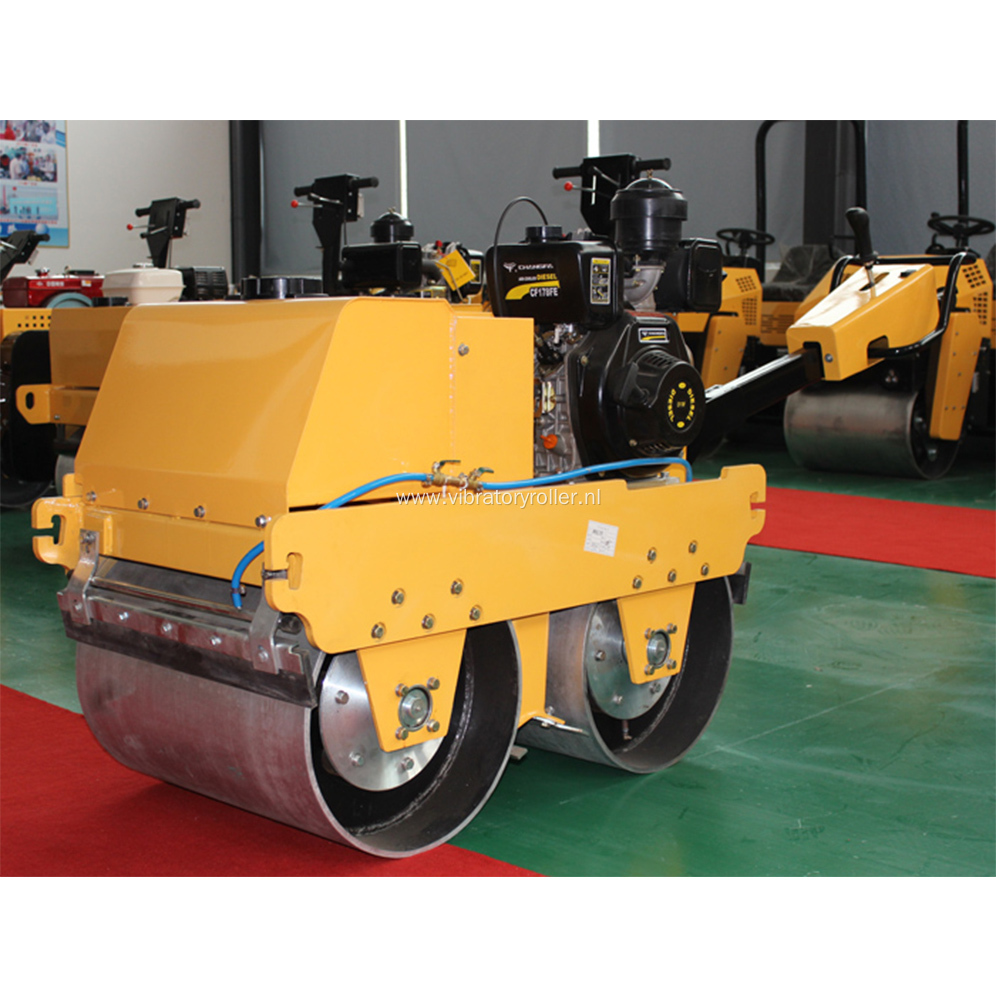 Hydrostatic Double Drum Asphalt Roller For Soil Compaction