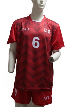 Sublimation Dri Fit Red New Soccer Jerseys