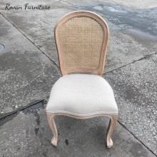 Elegant Solid Wood Mesh Back Dining Chairs for Events and Weddings at Great Prices
