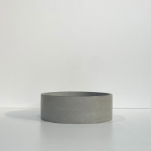 Smooth Solid Color Concrete Mini Orb Round Basin