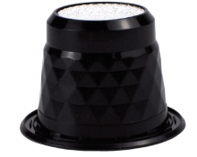 Empty caffe capsule aluminum foil lid