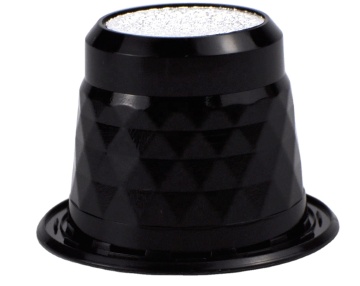 Empty caffe capsule aluminum foil lid