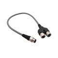 M12 Male para M12 Cabo do conector feminino