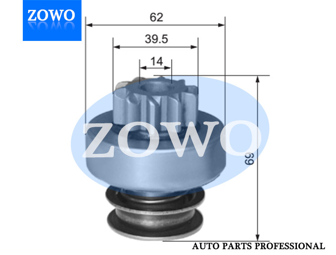 54 8126 Starter Bendix 10t Hitachi