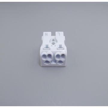 2 Poles Multipolar Wire Connector With Fixing-snaps