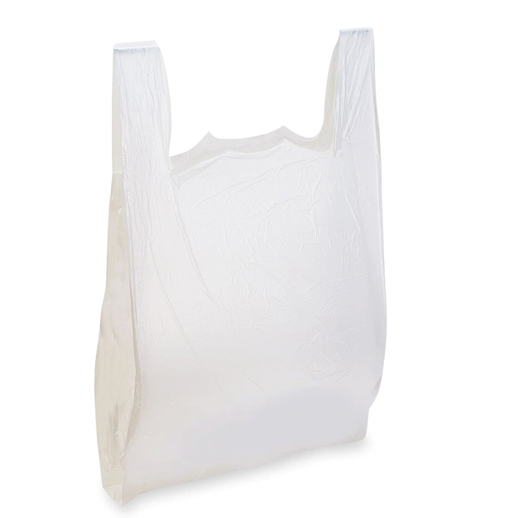 HDPE Thank You Bag Supermarket Grocery Shopping Vest Handle T-shirt logo printing plastic bag