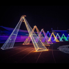 Illuminated Arched Light LED Walkway Displays for Commercial Festival Decoration