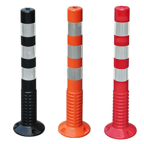 PE Traffic Post flessibile Nero Arancione Rosso