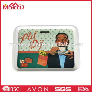 Photo print high quality melamine tray