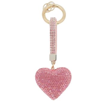 Rhinestone Sorority Key Chain Lip Gloss Holder - Wedding Gift for Guests