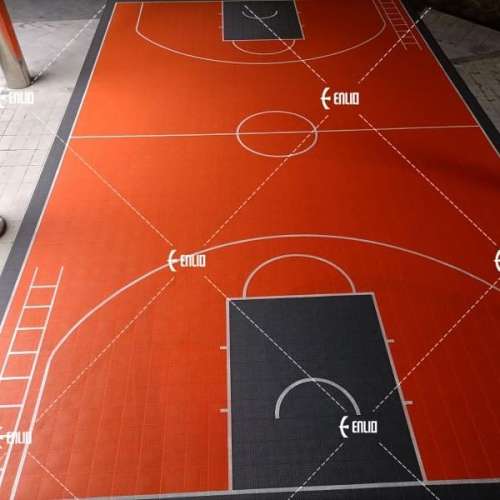 Suelo deportivo modular de PP profesional para canchas multiusos al aire libre