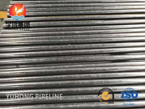 ASME SB163 Monel 400 Nikel Alloy Tube Lancar