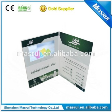 4.3 Inch LCD video folder , TV In a Card