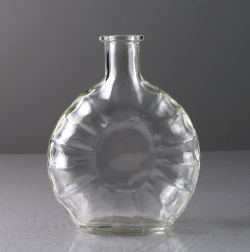 Botella de Whisky de cristal transparente de 500ml