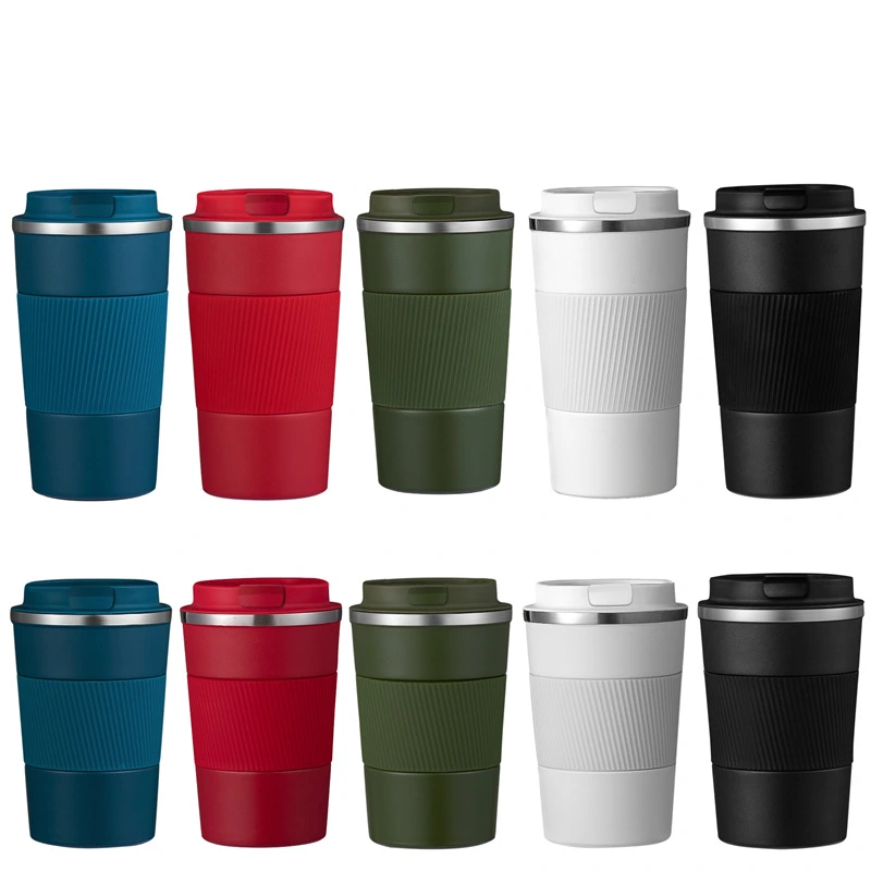 Waketm Wholesale Coffee Beer Wine Vacuum with Straw Hot Water Bottles Vibratory Stainless Steel Tumbler