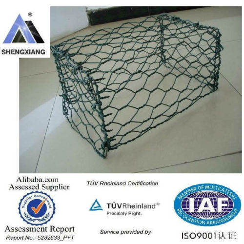 PVC Coated Gabion box 20 years factory Verified by TUV Rheinland