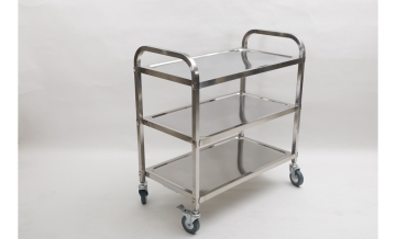 Dining cart with rolling wheels