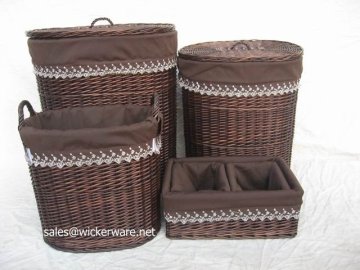 willow basket laundry