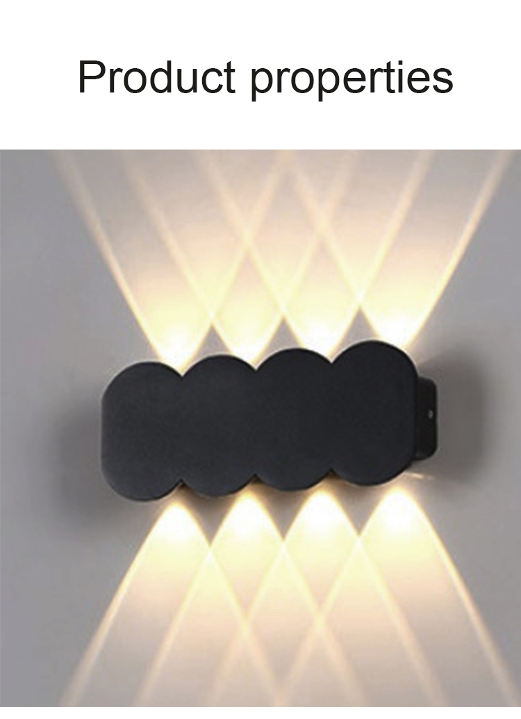 Aluminum Wall Light LED Waterproof IP65 Outdoor Wall Lamps Bedside Decoration Lighting Wall Lamp