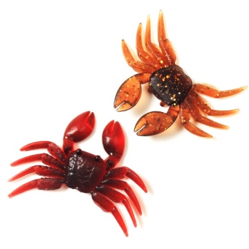 Wholesale artificial crab bait 7.8g pvc fishing soft plastic crab lure for fishing