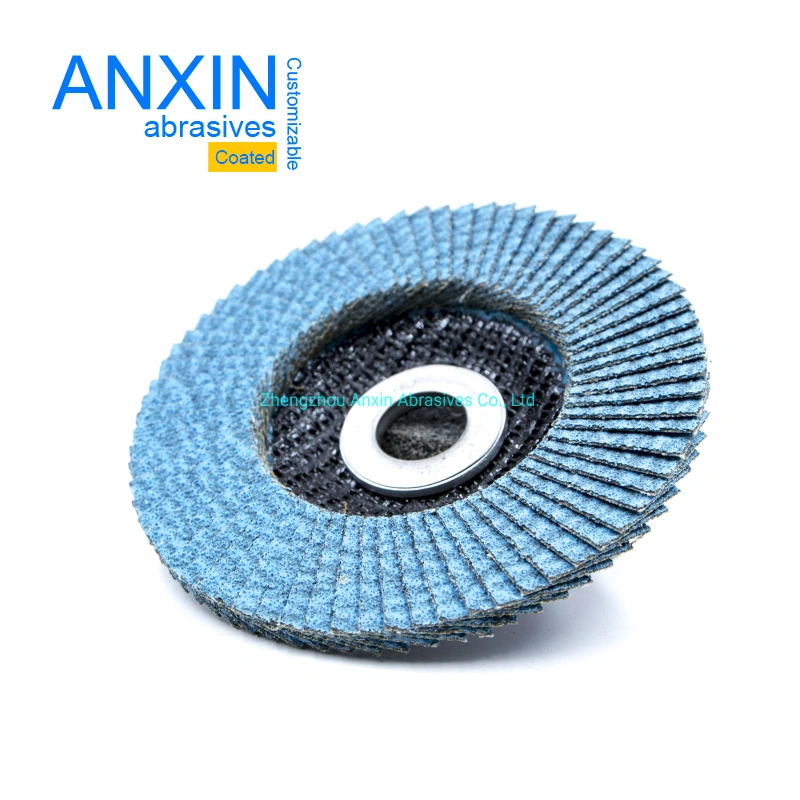 Ceramic Flap Disc with Metal Ring for Metal Grinding