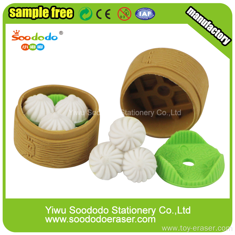 Popular Chinese Food Eraser For Children