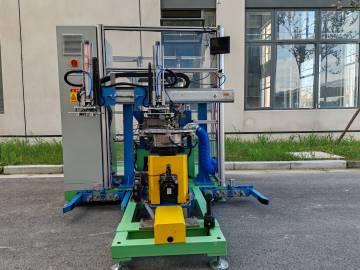 Automated laser welding machine for diamond saw blade