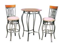 classic iron table set