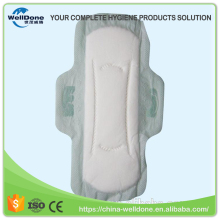 240MM Wings Thick Cotton Sanitary Pads Manufacturer with Blue ADL