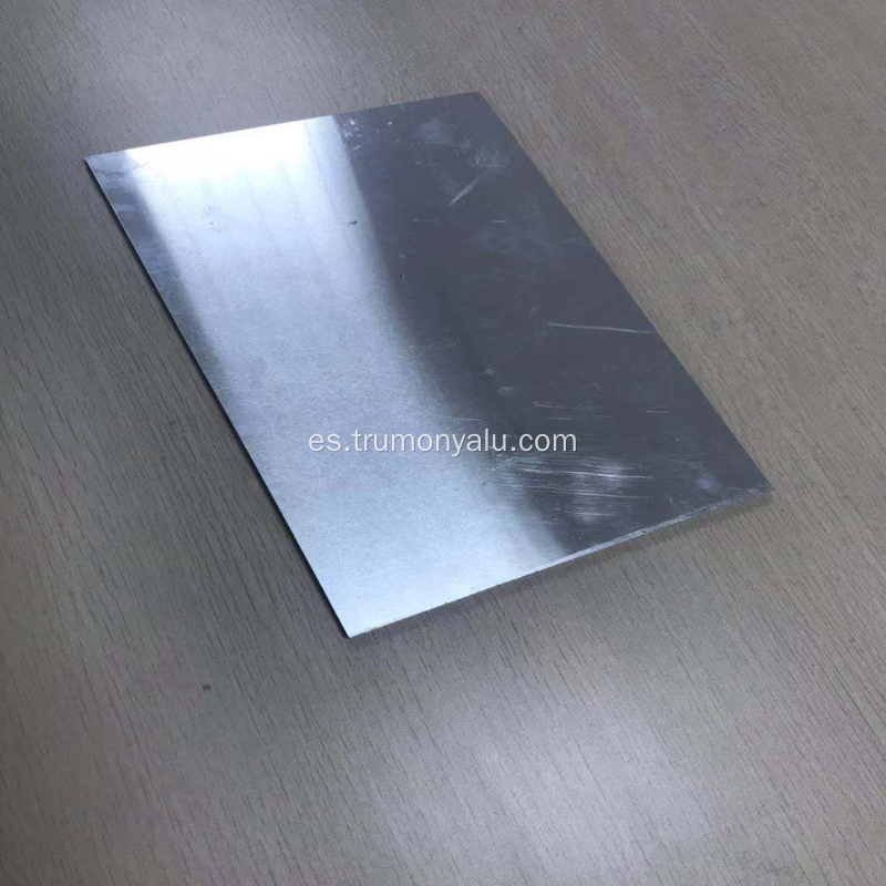 Placa de hoja de espejo de aluminio liso